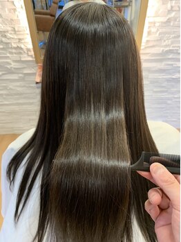 カーラ サロン(Carra Salon)の写真/【JR尼崎駅5分】遠方からのリピーターも多い人気MENU☆あなたの髪質に合わせたオーダーメイドストレート♪