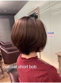 ナチュラルショートボブ