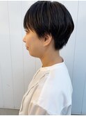 レザーでつくる黒髪タイトショート◎20代30代40代50代60代