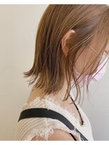 ローウェ 沖縄新都心(Louwe)&nbsp;3分でまとまる外ハネ切りっぱなしボブ[おもろまち駅/沖縄新都心]