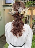 【LA PENSEE】結婚式のアレンジヘア