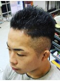 ベリーショートツーブロック  <理容室>/メンズ/バーバー/