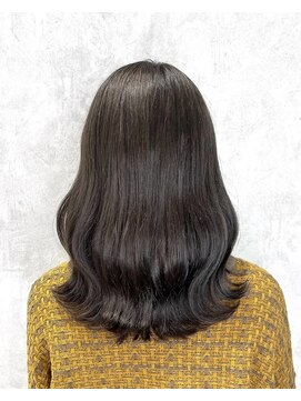 デミヘアー(Demi hair) グレージュカラー×ゆるふわウェーブ