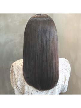 ソイルバイロミー(soil by ROMMY) 【髪質改善】弱酸性ストレートパーマでツヤサラ髪に!/髪質改善