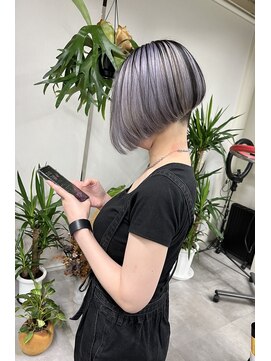 ルーツ ヘア デザイン(roots hair design) 西区新町美容室★roots★前下がりボブアンブレラカラー