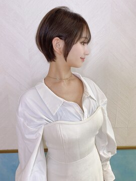 ロンド ストラーダ 心斎橋(Lond strada) ショート×ハイライト白髪ぼかし×シルキーベージュ[心斎橋]