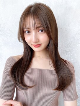 アフロート ルヴア(AFLOAT RUVUA) 美髪ストレート 20代30代40代 ショコラベージュ 新宿【風間】