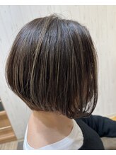 ヘアーズロッソテラス(hair's ROSSO TERRACE) ボブ＆ハイライト[30代40代50代]