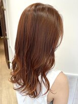 ネオリーブソラ 相模大野店(Neolive sola)&nbsp;オレンジヘア/斜めバング