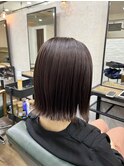 【ORO】外ハネボブ×ピンクブラウン　浅見
