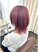 《Anli KANAKO》ウルフカット ピンクベージュ