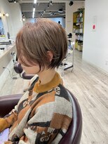 コワファーストナガサキシャンプーボーイ(COIFF1RST NAGASAKI SHAMPOO BOY)&nbsp;大人可愛い20代30代40代黒髪前下がりショートボブ丸みショート◎