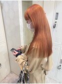 オレンジヘア