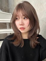 サイン 渋谷(SIGN) ザクザクレイヤーカット巻き方簡単ミディアムロング韓国渋谷