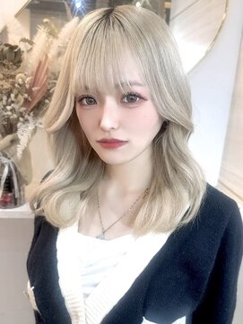 ラビス 池袋(Lovis) ワンレン/ネビージュ/小顔[エクステ/インナーカラー/韓国/池袋]