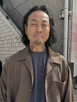 サップ 茨木店(Sup)&nbsp;メンズボブ/スパイラルパーマ/ミディアムパーマ/サーフカール