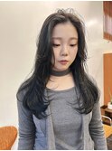 【Neelu_misa】ブルーブラックとレイヤースタイル