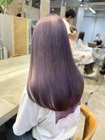 サンク 原宿 表参道(cinq)&nbsp;原宿ラベンダーグレージュピンクアッシュミディアムレイヤー