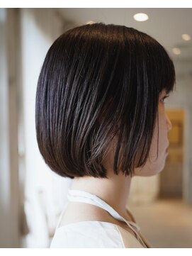サロウィン 熊本上通り店(SALOWIN) 髪質改善でつくるツヤ感ブラウンボブ