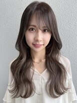 グリンバイアルティナ 八王子店(Grin by artina)&nbsp;マロンベージュ/くすみベージュ/ブリーチなし/ダブルカラー