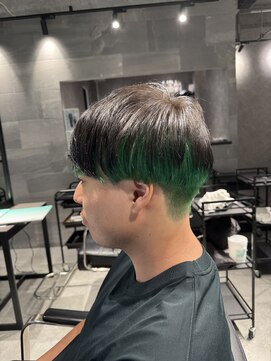 スタッド 松戸(stud. Men‘s) ラウンドマッシュ×インナーカラー