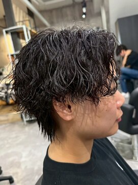 ビカムメンズヘアー 栄店(become men's hair) 縦落ちパーマ/ツイストスパイラルパーマ/名古屋/栄
