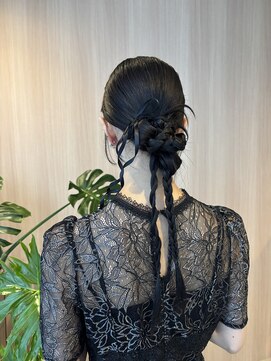 オン キャナルシティ博多前店(on) 【中里恵梨】カチモリヘア/お団子ヘア/ヘアセット/お呼ばれヘア