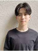 MEN’S HAIR/サーフカール/刈り上げセンターパート/恵比寿