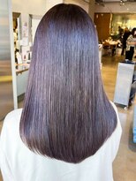 オーガニック リブ 川越(organic+live)&nbsp;◎暗めカラーラベンダーアッシュ冬の透明感艶ロング