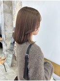 まろやかブラウンとインナーくすみベージュ