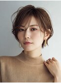ミセスショート×白髪ぼかしカラー30代40代50代60代