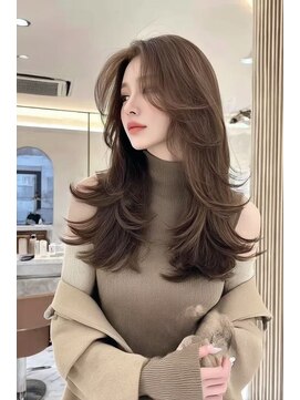 ケシキ 表参道 原宿(kesiki.) ミディアムレイヤー/ミディアムロング/顔周りレイヤー