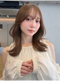 (10トーン)くびれヘア×まろやかベージュ