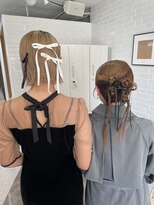 ジーナ 西新(Zina) お呼ばれヘアセット♪