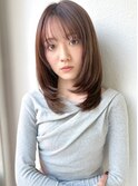 ミディアムレイヤー/髪質改善/小顔カット/艶髪ブリーチなしp上尾