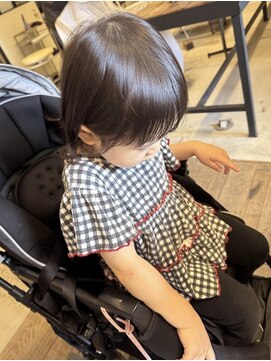 クウキ (kuuki) 小さなお客様・嬉しい・ファーストカット