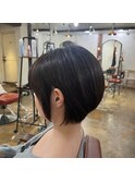 美シルエット丸みショート