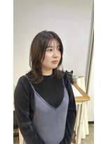 ヘアアンドスペース ベロン(hair&space velon)&nbsp;抜け感ニュアンスミディアム×透明感カラー