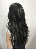 【ALIUS 池袋 小川真一】ブルーグレージュ ロング
