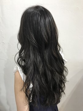 アリウス(ALIUS by posh) 【ALIUS 池袋 小川真一】ブルーグレージュ ロング