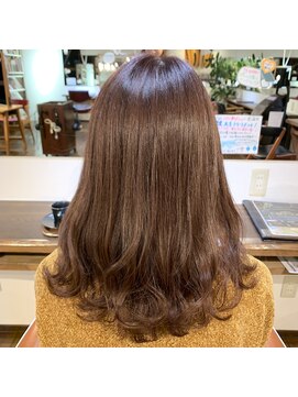 ピースリーヘア バイ カーサ(peathree.hair by CASA) 桜ベージュ×フォギー