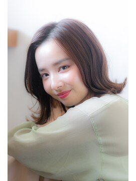 エルフォ(elfo) 【elfo】前髪なしでも大きめカールでふんわりボブ！！