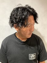 グレース(GRACE)&nbsp;センターパート×スパイラルパーマ