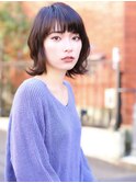 大人ミディアム髪型【20代30代40代】ストレートパーマ