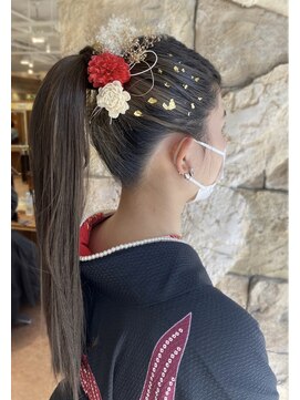 クレドガーデン 綾瀬店(CRED GARDEN) 袴アレンジ 大人かわいい小顔 ゆるふわアレンジ 卒業式 入学式n3