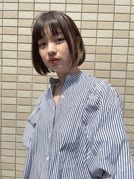 ヘアーアンドメイク エクリ 不動前店(Hair&Make equri) 【目黒不動前】２０代３０代収まりボブ・ボブ・インナーカラー