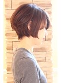 【30代40代50代】カットで決まる大人可愛いひし形ショート