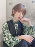 外ハネ大人ショート