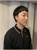 メンズマレットヘア