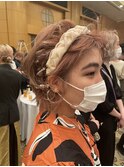 カチューシャ　ヘアアレンジ